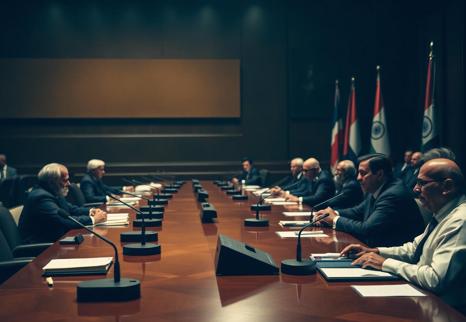 Senior officials at a closed-door government policy forum